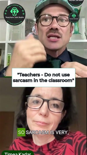 Humour in the classroom 😀 "Do not use sarcasm in the classroom!"