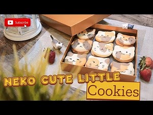 EASY Neko Cute Little Cookies l CAT Cookies l Diary #10
