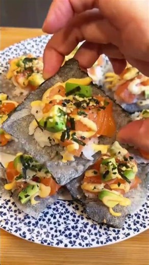 Crispy Sushi Rice Paper Hack!