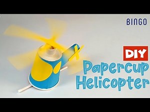 DIY Paper Cup Helicopter