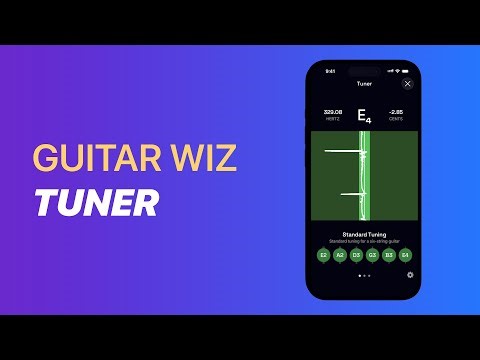 Tuner - Professional Guitar Tuner | Guitar Wiz App Feature