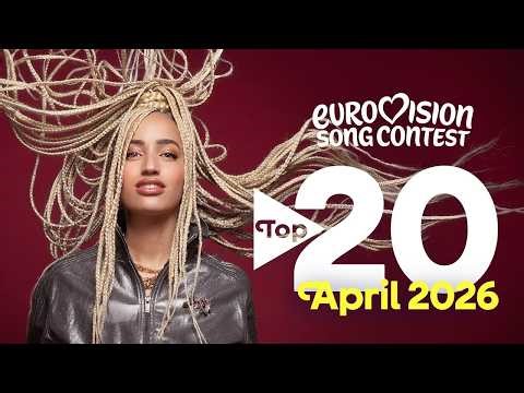 Eurovision Top 20: Most Watched – April 2026 | #Eurovision2026