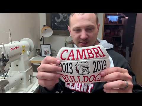 How To Embroider a Volleyball