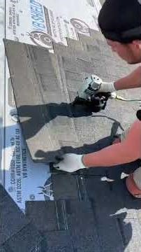 Installing Certainteed Landmark shingles #roofer #contentcreator #content #satisfying #roofing