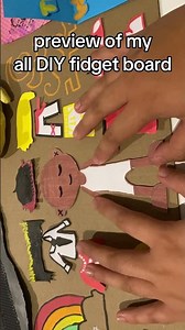 diy ONLY fidget board ASMR