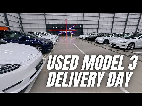 Picking Up My Used Tesla Model 3 Long Range! (2021 Model Delivery Experience)