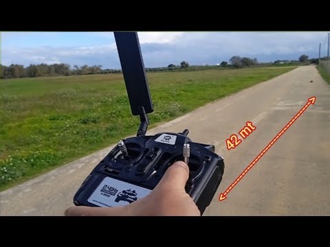 Heng Long 1/16 rc tank Transmitter range test