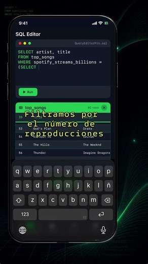Consulta SQL en 20 segundos