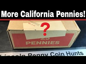 Penny Coin Hunting - 2 California Bank Boxes