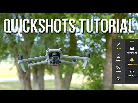 DJI Air 3 - Quickshots Tutorial & Demo for Beginners