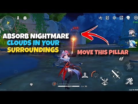 How to Move Pillar Puzzle Absorb Nightmare Clouds in your surroundings | Wuthering Waves