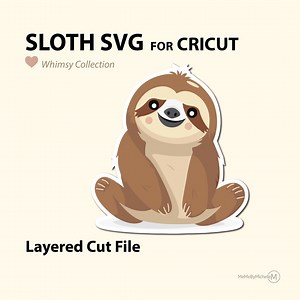 Sloth Clipart – Jungle Animal PNG Printable Illustration | Whimsy Collection - Etsy