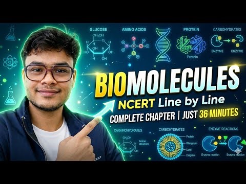 Biomolecules – NCERT Mind map | Complete Chapter in 40 Minutes | #class11biology #neetbiology