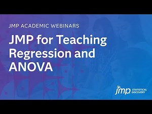 JMP for Teaching Regression and ANOVA
