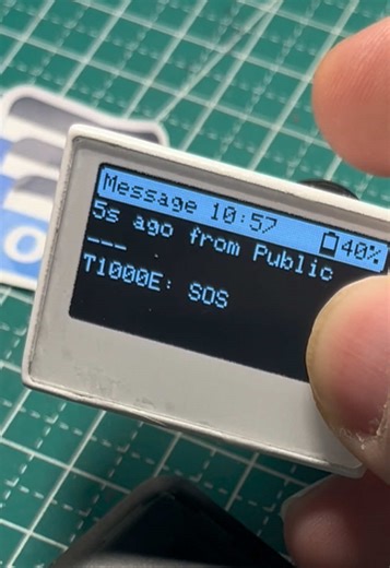 Send Morse Code on T1000E with TapTap Firmware like a HAM. #Meshtastic #meshcore #arduino #lora