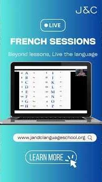 LIVE French Sessions | Speak & Learn French with J&C