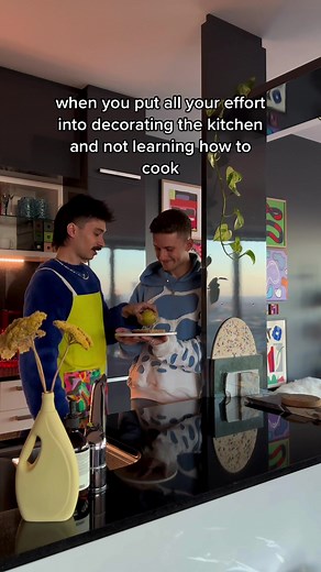 Adobo Cooking Fail in a Decorated Kitchen