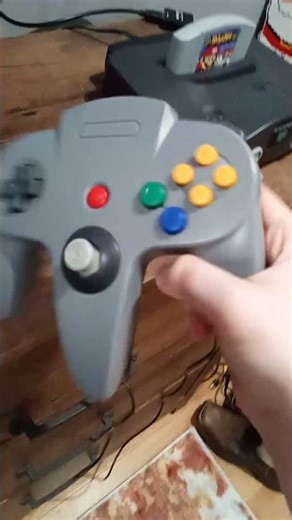 how do I hold a Nintendo 64 controller