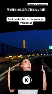 6.3K views · 63 reactions | Pregunta de examen de conducción Perú: 17 ¿Cuánto sabes sobre Prohibiciones de estacionamiento? #examendemanejo #examendeconduccion #reglasdetransito #sacandomilicenciadeconducir #licenciadeconducir #Autos #Test #Conocimientos #Carros #ChallengedeAutos #autonuevo #autousado #miproximoauto #aprendiendoaconducir #conducir #conducirmipasion #pasionporlosautos️ #amantedelvolante | Carros 360 | Facebook