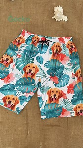 🐶 Bring Your Best Friend to the Beach – In Style!🌊 Customize these men’s beach shorts with your dog’s photo for a fun and personal touch. ☀️ Get it here: https://geckocustom.com/HT888378. #geckocustom #summervibes #gift #beachshort #hawaiian #doglovers #catlovers #dog #cat | Pawsome Parents