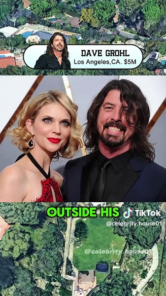 Dave Grohl’s mansion located in Encino#davegrohl #mansion #celebrity #house #celebrityhouse #foofighters #nirvana #jordynblum #rock #rockstar