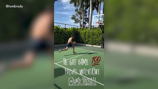 WATCH: Tom Brady's son, Jack, has some serious skills on the basketball court