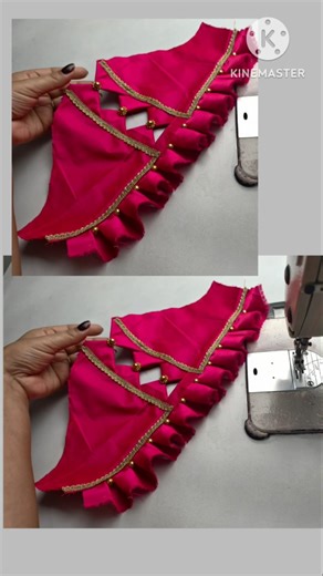 frill wali khubsurat sleeve design #trending #shorts