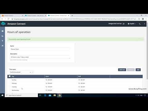 Amazon Connect Tutorials | Part 10 | Queues and Hours of Operation