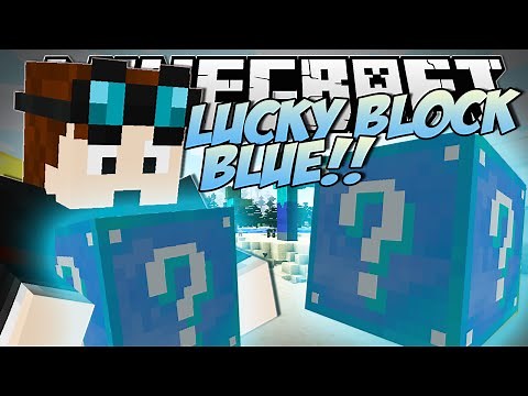 Minecraft | LUCKY BLOCK BLUE (Brand New, Crazy Blocks!) | Mod Showcase