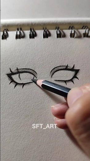 Drawing girl eyes tutorial✨ #art #eyes #girls #sketch #tutorial #shorts