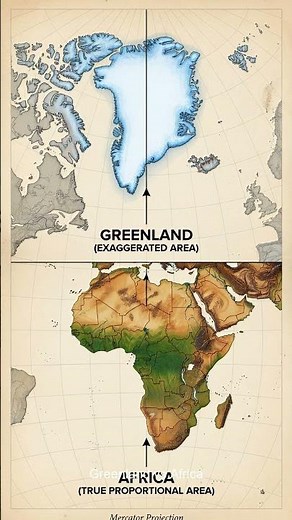 The Mercator Projection Map #maps #map #historyofmaps