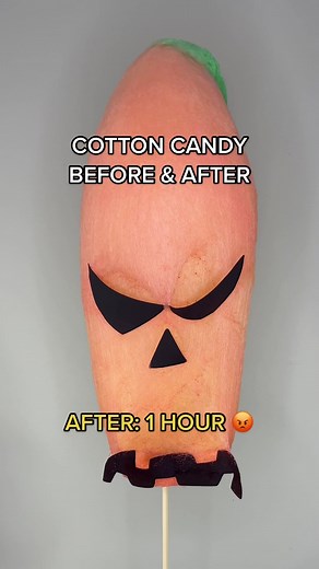 Fast Melting Cotton Candy Pumpkin Time-lapse