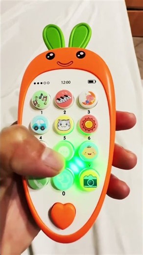 Carrot Phone Toy With Animal Sounds #viralvideo #shortvideo #trending #toys #cute #satisfyingvideo