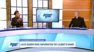 The Queen was allegedly furious after the Duke and Duchess of Sussex called their daughter Lilibet, a royal aide has said. | Jeremy Vine On 5
