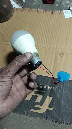kharabi LED bulb se banaen Diwali decoration light 🕯️ how to make light 🚨 science project #shorts