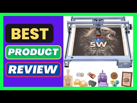 Creality Falcon 5W Laser Engraver Machine, 72w High Precision