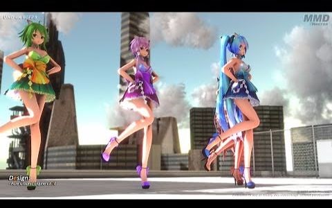 【MMD】巫女服V家五人 Carry Me Off【Necrox】授权转载