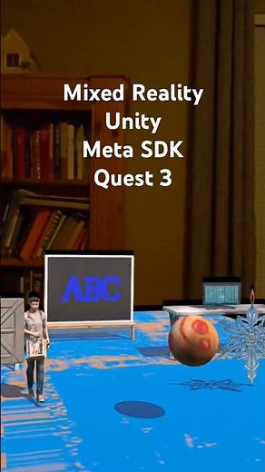 Unity Mixed Reality with Meta SDK and Quest 3 #mixedreality #unity #Quest3