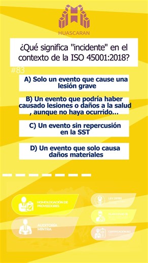 😱 What is an incident in ISO 45001? Don't ignore it