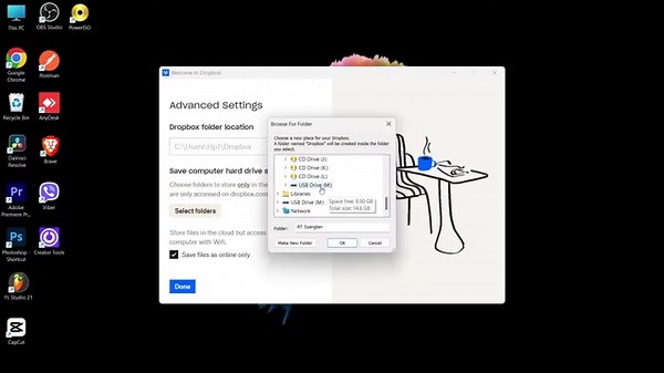 How to Move Dropbox to External Drive