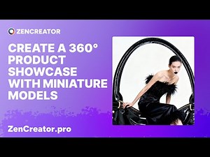 Create a 360° Product Showcase with Miniature Models Using AI -- Zencreator.pro Tutorial