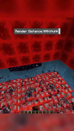 999+ Render Distance 🤯 #renderminecraft