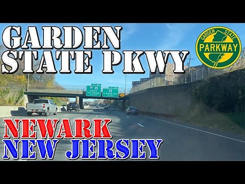Garden State Parkway North - Woodbridge New Jersey to I-87 New York - 4K Highway Drive