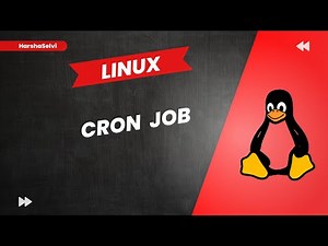 Linux Cron Job | Tamil | HarshaSelvi
