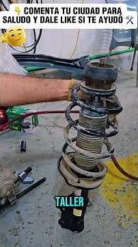 HOW TO CHANGE SHOCK ABSORBERS AND ELIMINATE SUSPENSION NOISE #shorts