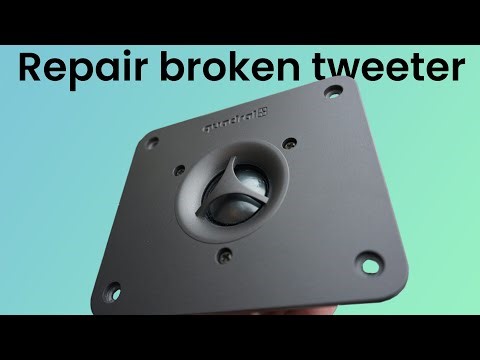 How to: Repair A Broken or Damaged Tweeter