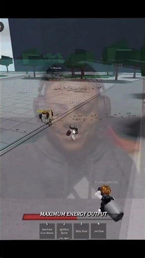 bro ain't running #roblox #thestrongestbattlegrounds