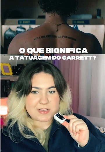 a tatuagem saborosa 🔗FONTE: Teen Vogue #booktokbrasil #booktok #garrettgraham #tattoo #offcampus