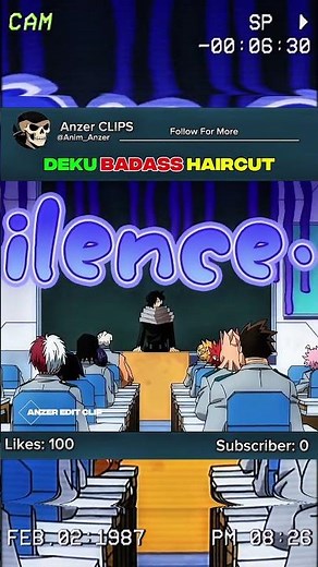 “Deku’s New Hair Reveal in My Hero Academia!”