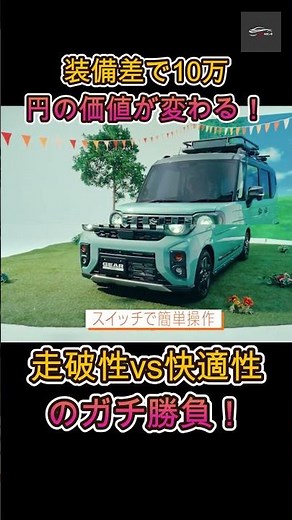 【クロスバン ギアvs スペーシア ギア】300万円級の存在感! トヨタ新型『クロスバン ギア』vs スズキ『スペーシア ギア』徹底比較！【クルマのホンネ】#自動車ニュース 最新 #新型車両